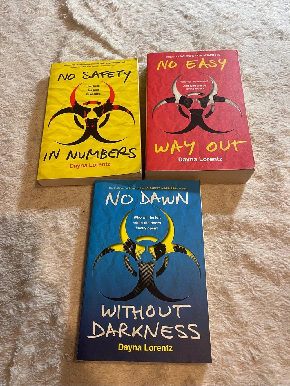 Dayna lorentz  Books no easy way out, no dawn without darkness